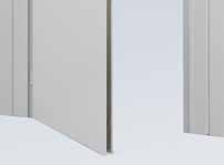 Karakteristike konstrukcije konstrukcija vrata s preklopom Izvedba bez praga za protupožarne puteve u skladu s DIN EN 179 i EN 1125 Izvedba s pragom od 22 mm za dodatnu stabilnost i za povišene
