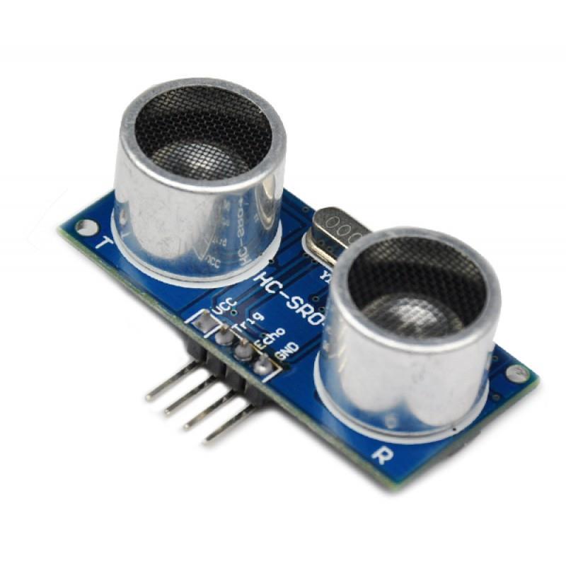 3.1.3. HC-SR04 HC-SR04 ultrazvučni je senzor s kojime možete izmjeriti udaljenost između njega samog i predmeta koji se nalazi ispred senzora.