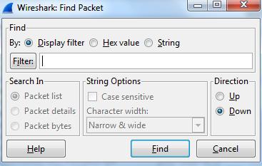 Na sličan način, opcija Go To Packet (slika 11) omogućava prikaz odabranog paketa.