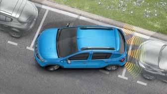 Dacia Sandero Sigurnost u svim uslovima Sistem zadnjih senzora za parkiranje*: vozača zvučnim signalom