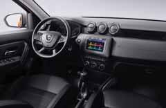 Dacia Duster Opciono (izbor opreme) Essential Comfort Prestige Prestige Metalik boja O O O Prednja svetla za maglu O S S Aluminijumski naplaci "Cyclade" od 16" - O - Radio, bluetooth, MP3, CD, AUX O