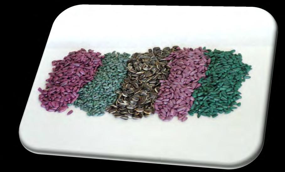 Hemijsko tretiranje semena Zaštita semena Mašina: centrifugalni zaprašivač Prvo upotreba fungicida.