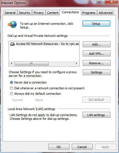 C. Onemogućite pozivnu vezu, ako je omogućena. Windows 7/8 1. Kliknite na Start > Internet Explorer da biste otvorili pregledač. 2.