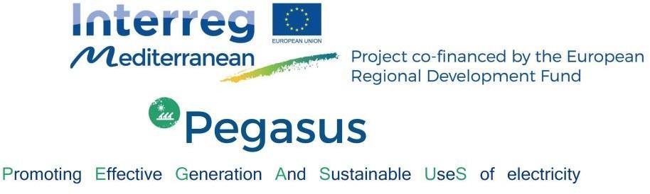 U projektu PEGASUS, 10 partnera iz Mediteranskih zemalja radi zajedno kako bi detaljnije proučili mikromreže, fokusirajući se na 7 ruralnih i otočnih područja.