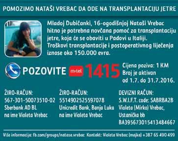 Odbrana }e se odr`ati u sali 77/II na Pravnom fakultetu u Bawaluci. REPUBLIKA SRPSKA GRAD TREBIWE Odjeqewe za prostorno ure ewe Broj: 07-36-266/14 Datum: 18.7.2016.