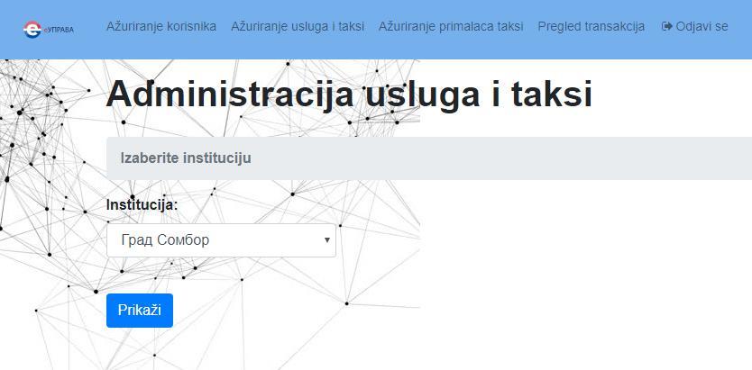 Влада Републике Србије КАНЦЕЛАРИЈА ЗА ИНФОРМАЦИОНЕ ТЕХНОЛОГИЈЕ И ЕЛЕКТРОНСКУ УПРАВУ 11000 Београд, Немањина 11 Када се кликне на Сачувај измене чувају се унете измене за примаоца такси 6.