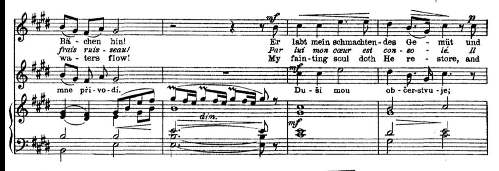 Hospodin jest můj pastýř je četvrta pjesma iz Dvořákova ciklusa Biblijske pjesme. Pjesma se izvodi recitativno poput psalma. Pisana je u 4/4 mjeri, u E-duru.
