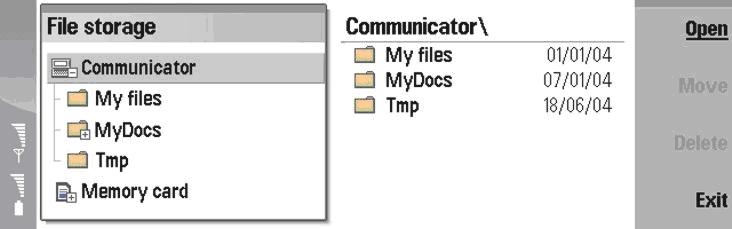 12. File manager (Menadžer datoteka) Koristeći File manager možete da organizujete sadržaje i karakteristike datoteka i foldera. Idite u Desk Office File manager.