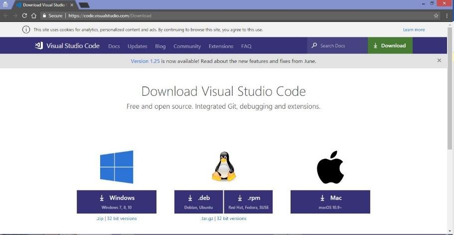 Instalacija Microsoft Visual Studio Code-a Besplatnu versiju Microsoft-ovog Visual