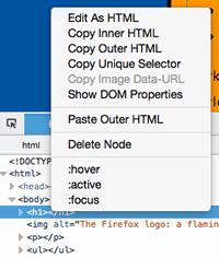 U Safari-ju možete videti HTML ako niste selektovali nešto drugo da se prikazuje u prozoru. Pritisnuti Style dugme da bi se video CSS.