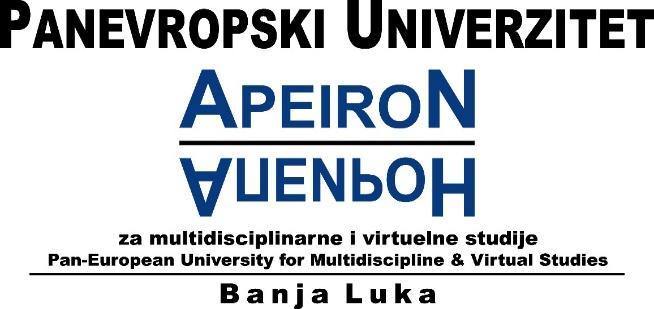 Banja Luka: Bosna i Hercegovina/RS, Pere Krece 13, Pošt. fah 51 Banja Luka 78102; www.apeiron-edu.