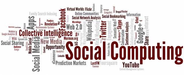Друштвени медији Social computing Друштвени медији се односе на онлајн технологије и праксе које се користе за дељење садржаја, мишљења,