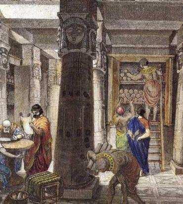 Бинарне релације и индекси у античком времену Пример примене: Александријска библиотека Александријска библиотека је складиштила књиге из књижевности и филозофије целог света.