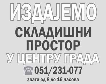 GLAS SRPSKE ~etvrtak, 29. jun 2017. 29 OSNOVNI SUD U BAWALUCI Broj: 71 0 Mal 236068 16 Mal Datum: 13.6.2017. g. Pred Osnovnim sudom u Bawaluci u toku je parnica po tu`bi tu`ioca Mtel a.d. Bawaluka, protiv tu`enog Nedeqka Jova{evi}a radi duga, vsp.