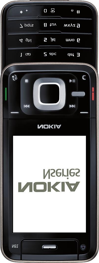 Tipke i dijelovi (prednja strana) Model broj: Nokia N81-3. U daljnjem tekstu Nokia N81.