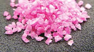 tocila od roze korunda se koriste za obradu visokolegiranih čelika pre termičke obrade, a u velikom broju slučajeva i posle nje.
