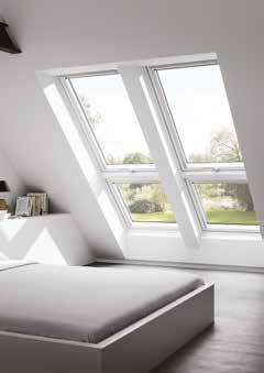 Vertikalni elementi dizajnirani su tako da se mogu ugraditi direktno ispod VELUX krovnih prozora i daju neprekinut protok dnevnog svjetla od fasade do krova.