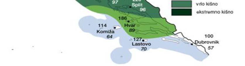 svibnju i rujnu kada se u pravilu poplavljuju nebranjeni prostori bez izgrađenih zaštitnih vodnih građevina. U tablici 6.