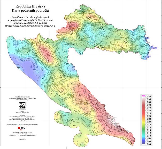 - 24 - Grad Zagreb nalazi se u zoni izražene seizmičke aktivnosti.