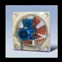 Antieksplozivni aksijalni ventilatori Serija HD(B/T) P R I M E N A Serija aksijalnih zidnih vatrootpornih ventilatora.