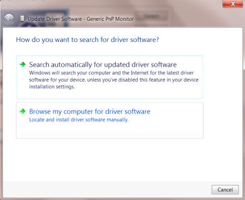 Izaberite "Let me pick from a list of device drivers on my computer (Dopusti mi izbor s popisa upravljačkih programa na mom računalu)". Kliknite gumb "Have Disk (Imam disk)".