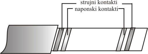 Ova metoda mjerenja električnog otpora u četiri tačke se još naziva i Kelvinova metoda.