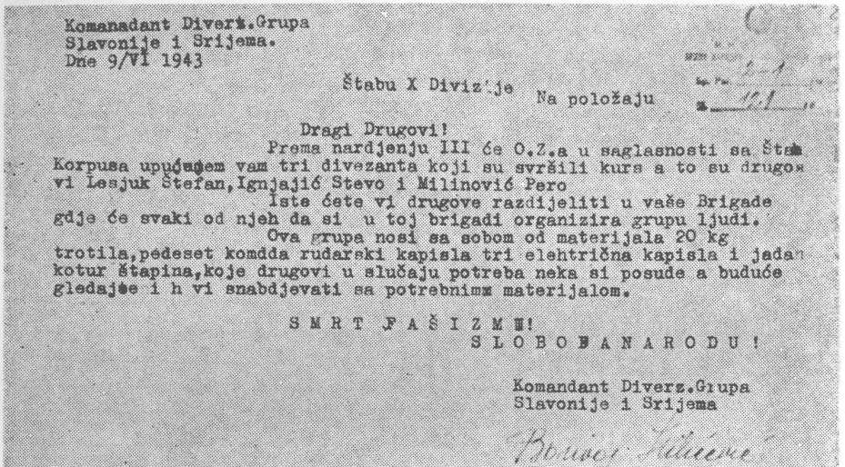 pusa, i Međumurska, koja je izvodila akcije na glavnim komunikacijama u Muđumurju i Podravini. 426 Diverzantski bataljoni i samostalne čete su do septembra 1944.