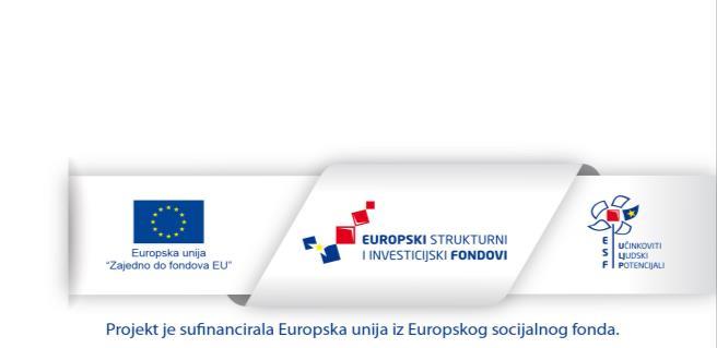 Europski socijalni fond Operativni program Učinkoviti ljudski potencijali 2014. 2020.