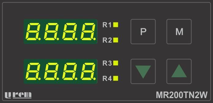 Regulator MR200TN2W sa RS485 komunikacijom sa MODBUS RTU protokolom Tačnost merenja bolja od 0.