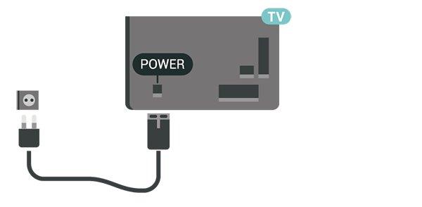 4.3 Uključivanje televizora Prilikom isključivanja napajanja uvek vucite utikač, a nikada kabl. Obezbedite lak pristup utikaču, kablu za napajanje i utičnici u svakom trenutku.