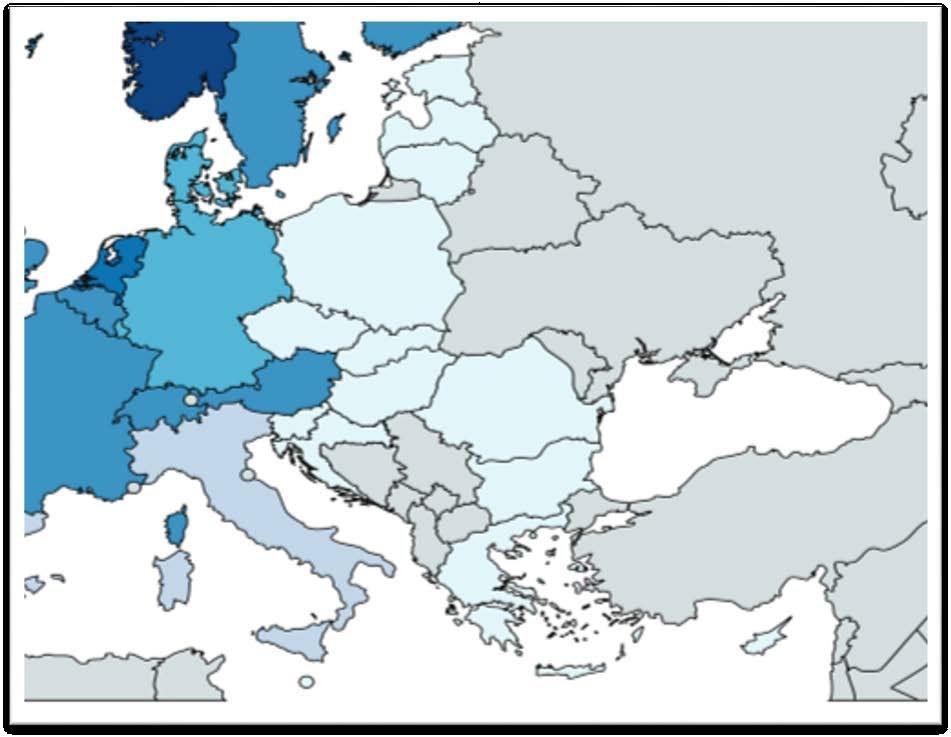Pozadina Kohezijske zemlje zaostaju za zapadnoeuropskim u području infrastrukture za punjenje električnih automobila.