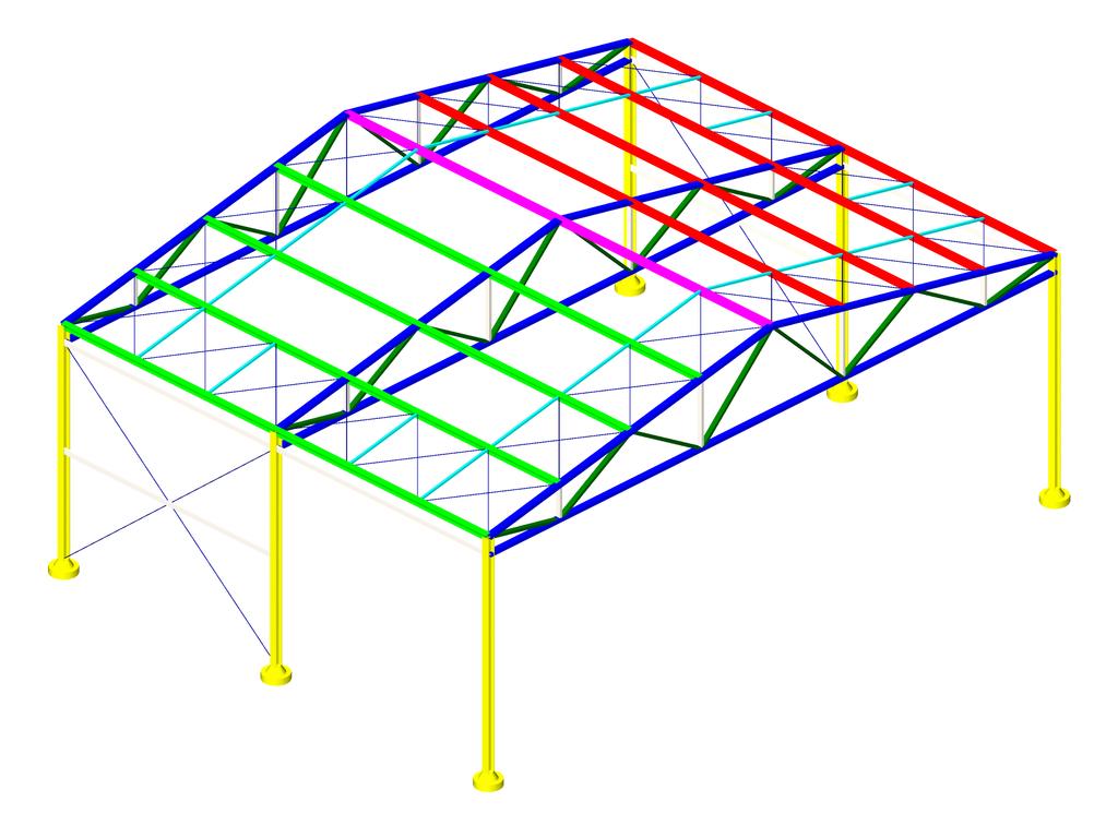 Ulazni podaci - Konstrukcija Reciklažno dvorište - Općina Brinje Glavni igrađevinski projekt Izometrija P9 D13 D12 D11 D11 D10 D10 D8 D8 D21 D22 P8 P7 P6 okvir u osi C-C D9 D9 D7 D7 D20 D19 D26 D25