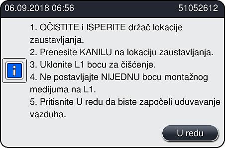 7 Čišćenje i održavanje Proces čišćenja završen i priprema za transport ili skladištenje.