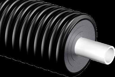 Uponor Ecoflex Varia Savitljive cijevi specijalizirane za distribuciju ogrjevne vode Uponor Ecoflex Varia sustav je savitljivih, predizoliranih, samokompenzirajućih plastičnih cijevi za prijenos