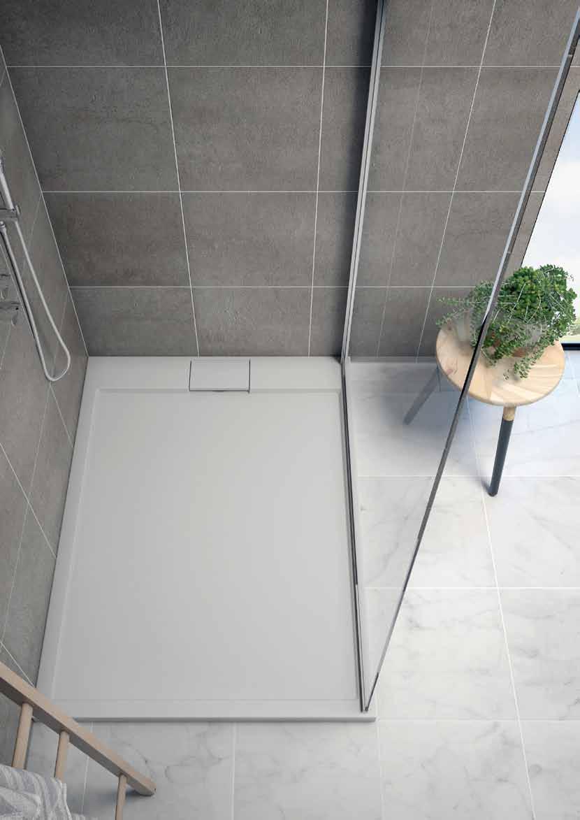 TUŠ KADE shower trays Tuš kade izrađene od ASTONE materijala u bijelom mat efektu odišu elegancijom i kvalitetom te će se zasigurno dopasti onima koji traže nešto više od svoje kupaonice.