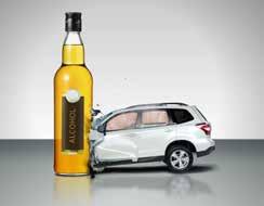 vozača. Pod utjecajem alkohola, vozač vrlo brzo prestaje biti svjestan svojih sposobnosti, relativizira opasnost i procjenjuje svoje vozačke sposobnosti.