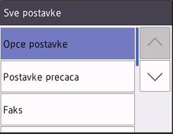 Početna stranica > Uvod u uređaj tvrtke Brother > Kako navigirati dodirnim LCD zaslonom Kako navigirati dodirnim LCD zaslonom Srodni modeli: MFC-L2732DW/MFC-L2750DW/MFC-L2752DW Prstom pritisnite LCD