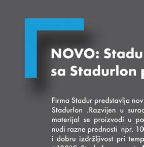 Firma Stadur predstavlja novi ekskluzivni PVC materijal Stadurlon.