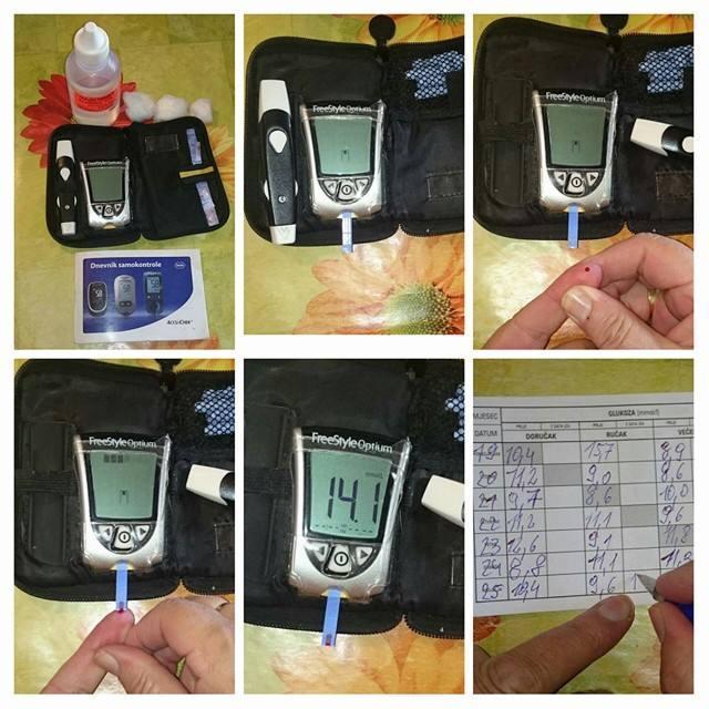 Tablica 5: Rezultati mjerenja glukoze u krvi NATAŠTE 2 SATA NAKON OBROKA Hipoglikemija < 3 mmol/l Normalna razina glukoze 3-6 mmol/l <7.7 mmol/l u krvi Poremećena tolerancija 6-7 mmol/l 7.7 11.