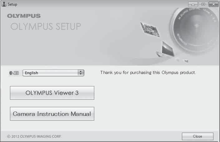 4 Instalirajte uputstvo za upotrebu fotoaparata. Kliknite na dugme»camera Instruction Manual«i sledite uputstva na ekranu. Macintosh 1 Ubacite isporučeni CD u CD-ROM.