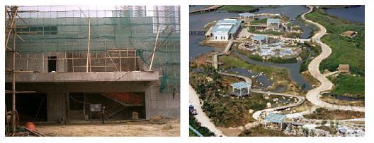 Izgradnja kompleksa Wetland Park (slike) Izgradnja novih objekata površine cca 10.