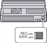 Održavanje i mjere opreza Kasete koje se mogu upotrebljavati Vaš kamkorder može snimati i u HDV i u DV formatu. S ovim kamkorderom možete koristiti samo kasete mini DV formata.