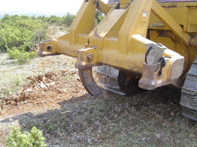 Dakako, dubina prodiranja ripera u tlo ovisi o dubini matičnog supstrata. Dubina ripera za ovaj pokus je bila 500 mm. Slika 25.