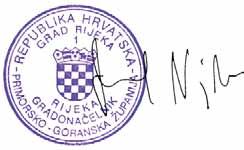 R E P U B L I K A H R V A T S K A PRIMORSKO-GORANSKA ŽUPANIJA GRAD RIJEKA Rijeka, 8. 07. 2014.