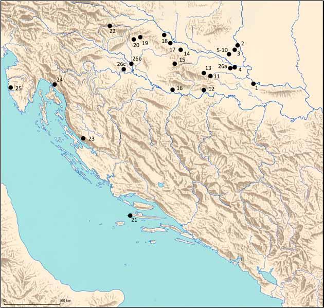 Arheološka istraživanja Archaeological Excavations 1. Sotin 2. Batina Sredno 3. Kneževi vinogradi-zmajevac 4. D2 južna obilaznica Osijek 5. AN2 Beli Manastir, Popova zemlja 6.