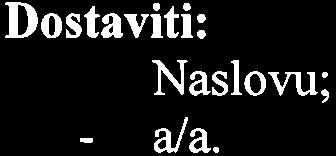 Denisa Be6irovi6a, predsjedatelja Trg BiH 1 71 000 Sarajevo Predmet: Odgovor na zastupnidko pitanje, dostavlja se Sveza: VaS akt, broj: 01ia-50-l-15-57112 od20.12.2013.