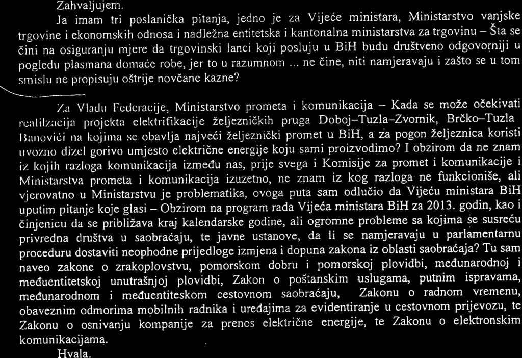 Z]J AD JACODiC Zahvaljujem.