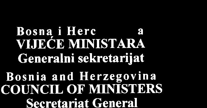 b4 PREDMET: Odgovor na zastupnidko pitanje - dostavlja se Vije6e ministara Bosne i Hercegovine, na 78. sjednici odrlanoj 30.12.2013.