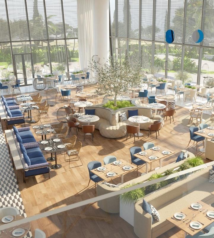 34 Restorani i barovi Gosti će moći birati između velikog broja restorana, barova, beach club-a te usluge dine around.