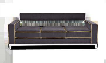 Sofa characterized by exceptional